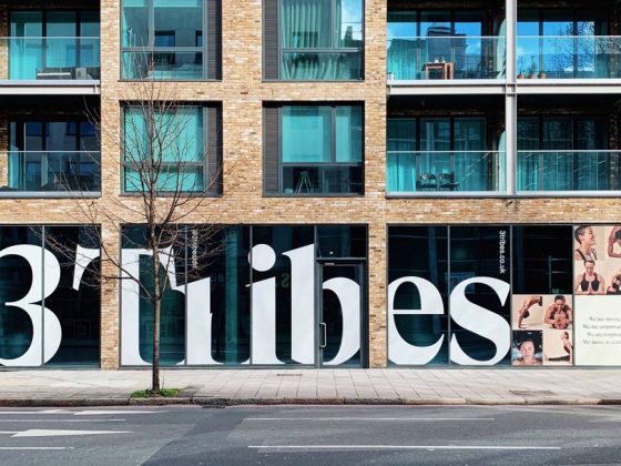 3Tribes London studio exterior with signage and entrance