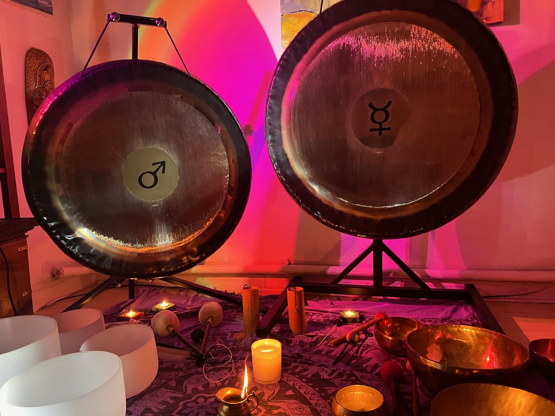 Sound bath at 3tribes Crouch End Studio 1
